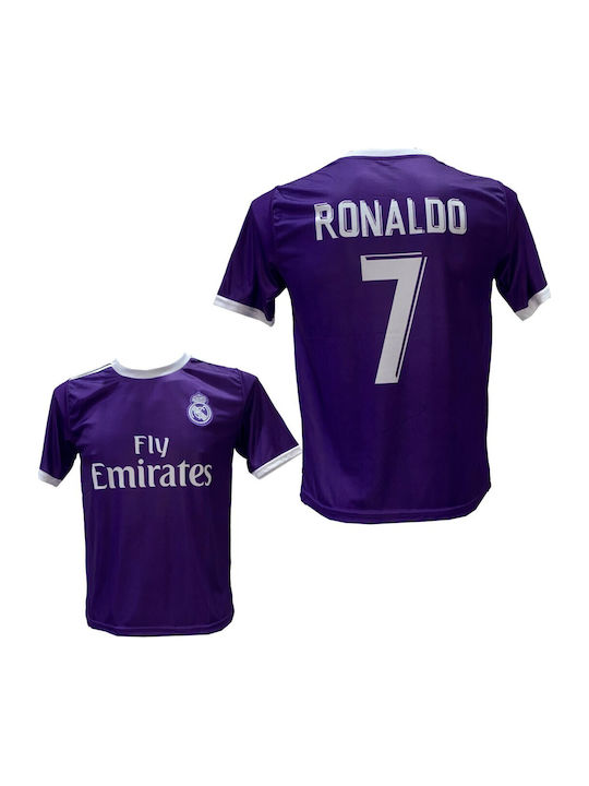 Männer Fußball Trikot Real Madrid Ronaldo Lila 2211-40