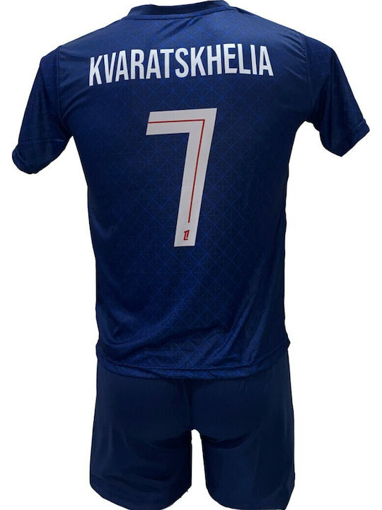Kids Football Set Psg Kvaratskhelia Blue Red White 270825-15