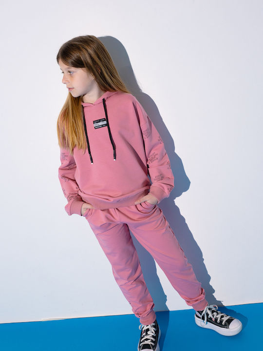 Vogue Style Детски Комплект Анцуг С Блуза В Сивозелен Цвят 2 Бройки