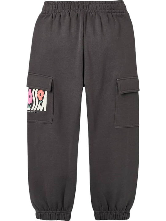 Pantaloni De Trening Pentru Copii Gri Închis