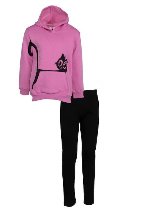 Kinder Sweatpants Set - Jogginganzug Pink, Lilac 2Stück