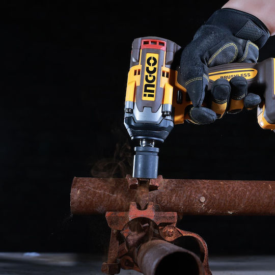Ingco CIWLI2050E Безчетков Ударен гайковерт 2x4Ах с Приемник 1/2"