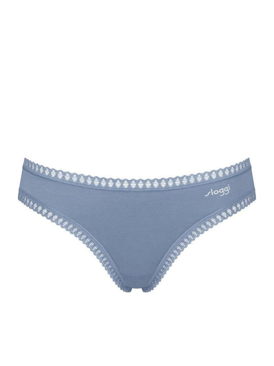 Βαμβακερά Femei Slip 3Pack Blue