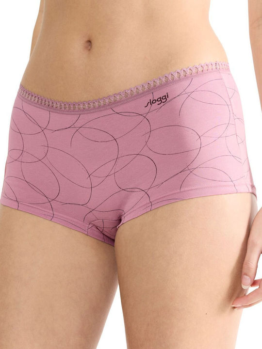 Βαμβακερά Women's Boxer 3Pack Terracotta, Mint, Dusty Pink, Light Blue