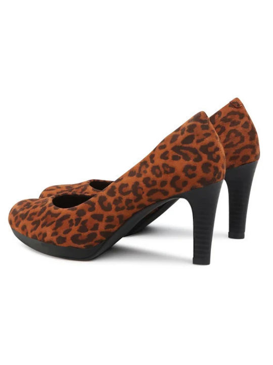 Multicolour Heels Animal Print Adriel Viola