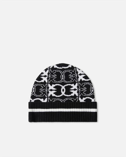 Beanie Unisex Σκούφος Πλεκτός σε Μαύρο χρώμα