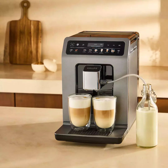 Krups Automatic Espresso Machine 1450W Pressure 15bar with Grinder Brown EA898G