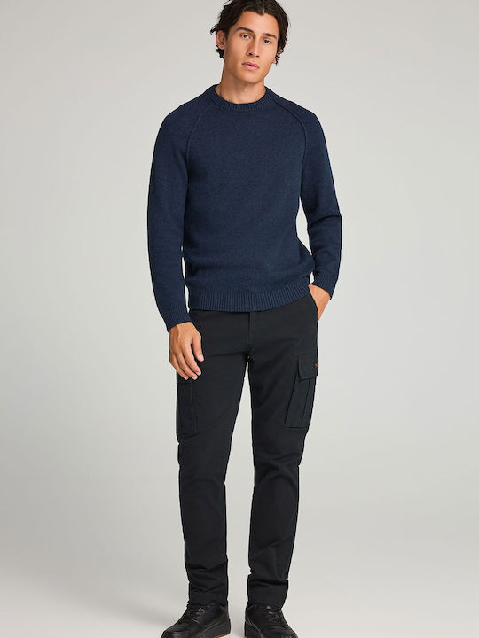 Long Sleeve Navy Blue Sweater