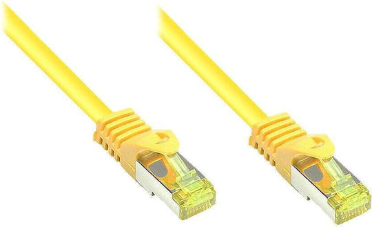 Good Connections S/FTP Cat.7 (10Gbps) Καλώδιο Δικτύου Ethernet 1m Κίτρινο
