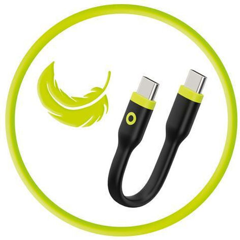 Mobile Origin USB 2.0 Kabel USB-C männlich - USB-C 60W Schwarz 0.10m