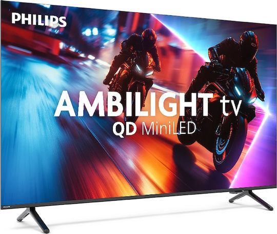 Philips Smart Fernseher 55 Zoll 4K Ultra HD Mini-LED QD Ambilight HDR (2025) 55MLED920/12