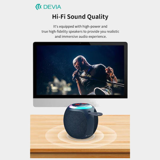 Lite1 Bluetooth високоговорител 5W с радио и живот на батерията до 6 часа Син