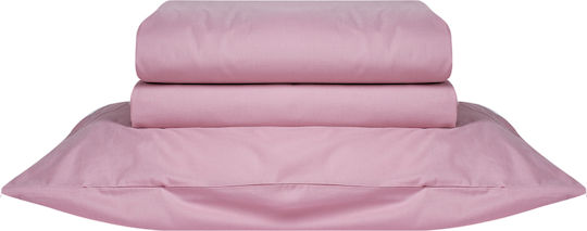 Kentia Bettlaken King Size 270x270cm. Essential Pink (#FFC0CB)