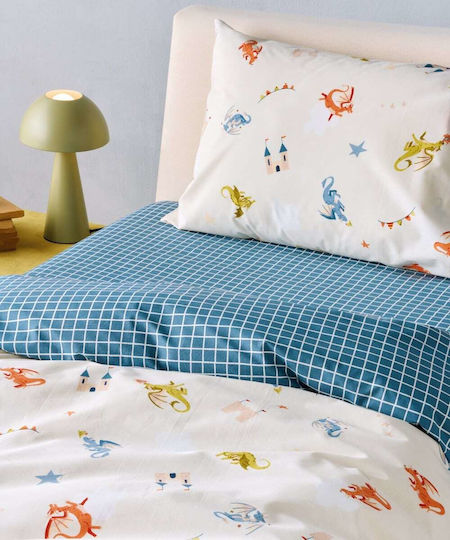 Kentia Marker 22 Set Kids Duvet Cover Single with Pillowcase Cotton 165x245cm