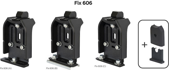 Menabo Bare de Acoperiș Aluminiu 140cm. pentru Ford Turneo 2013+ (Set cu picioare)