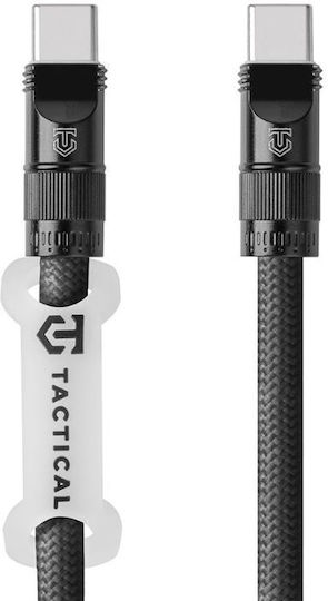 Tactical USB 2.0 Cable USB-C male - USB-C 60W Μαύρο 1.2m 57983126217