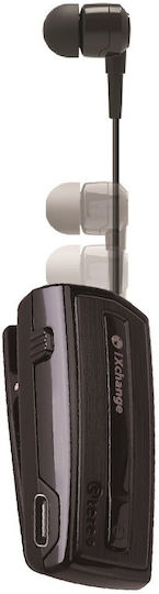 iXchange UA-28 V2.0 In-ear Bluetooth Handsfree Ακουστικό Πέτου Μαύρο