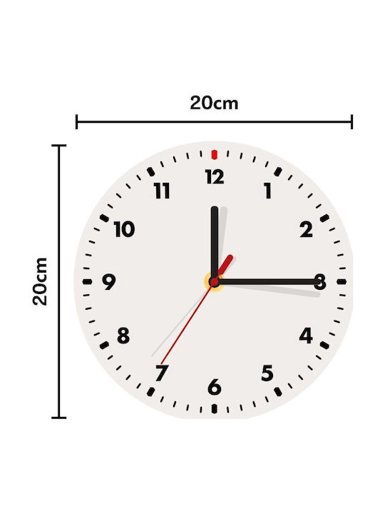 Koupakoupa Kinder Wanduhr Stitch Movie Hölzernes 20εκ.