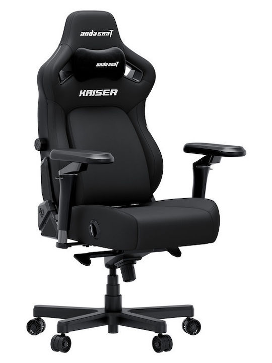 Anda Seat Kaiser-4 V2 XL Геймърски стол с регулируеми подлакътници Черен