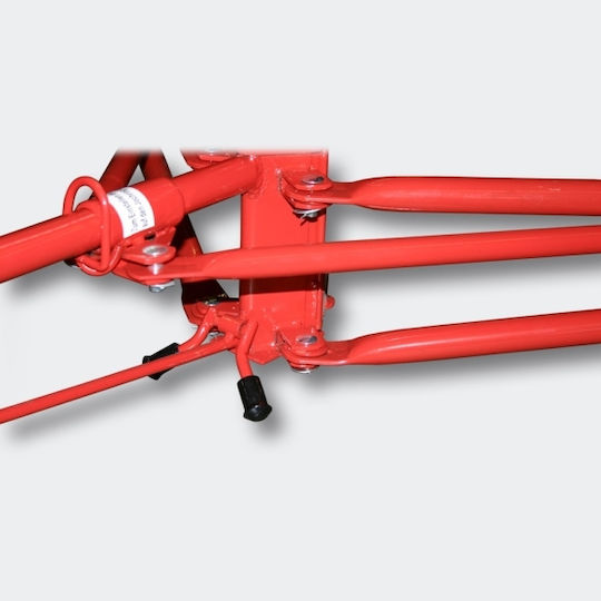 Wiltoc Lifting Table Drywall / Panels Foldable for Weight Load up to 68kg Red
