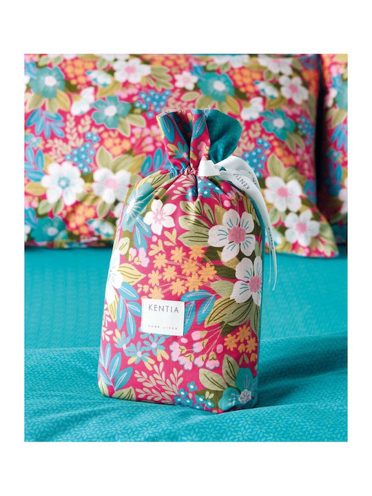 Kentia Duvet Cover Set Cotton Single with Pillowcase 165x245 Versus Multicolored