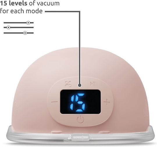 Lorelli Aya Portable Single Breast Pump Battery and Power Pink 180ml