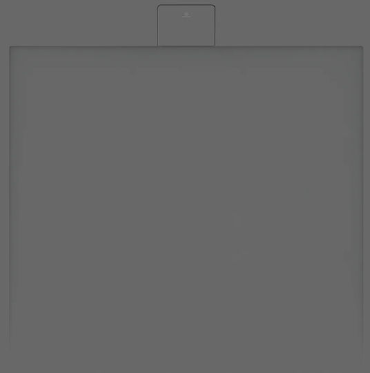 Ideal Standard Square Artificial Stone Shower Gray Ultra Flat S I Life 80x80x3cm