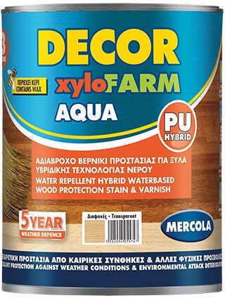 Mercola Decor Xylofarm Aqua Polyurethan Wasser Kastanie Matt 750ml