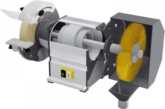 Optimum Δίδυμος Τροχός GU 25B με Ισχύ 1.5kW