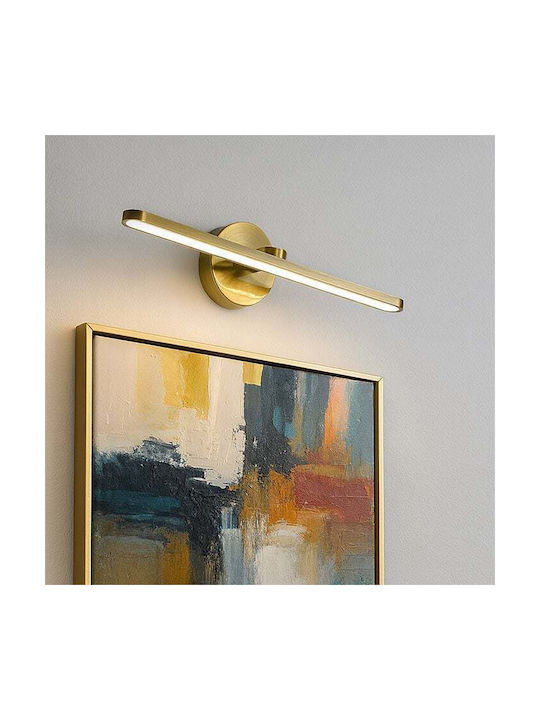 Elmark Modern Lamp Wall with Integrated LED and Natural White Light Bronze 30cm