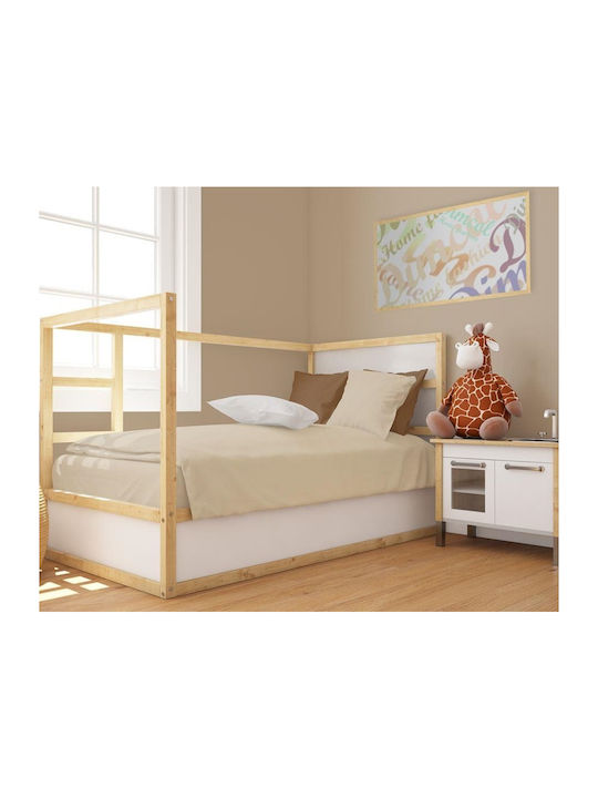 Dimcol Baby Pillowcase Beige 45x35cm
