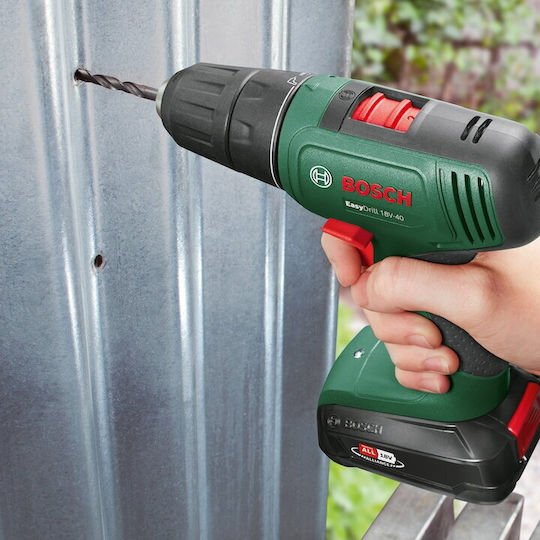 Bosch Easy Bohrschrauber 18V-40 Akkuschrauber Batteriebetrieb Brushless 18V 1x2Ah