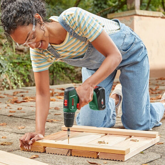 Bosch Easy Bohrschrauber 18V-40 Akkuschrauber Batteriebetrieb Brushless 18V 1x2Ah