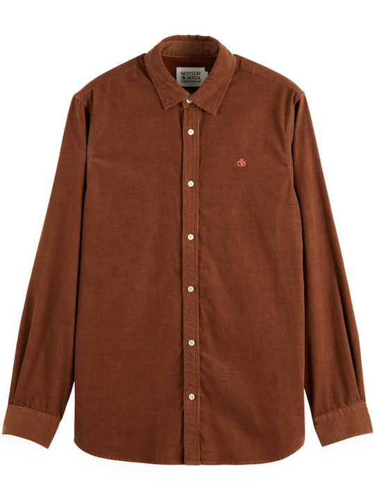 Corduroy Long-sleeved Corduroy Shirt Soft Silt