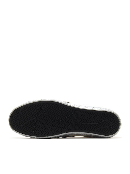 Stevend Sneakers Ασημι-λευκο-μαυρο