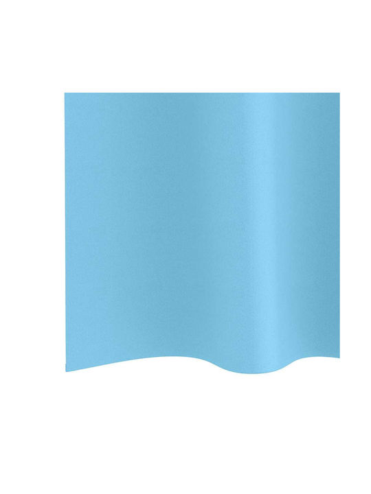 vidaXL Set Perdele Cu Capse Albastre 140x245cm