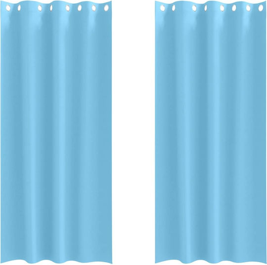 vidaXL Curtains With Grommets