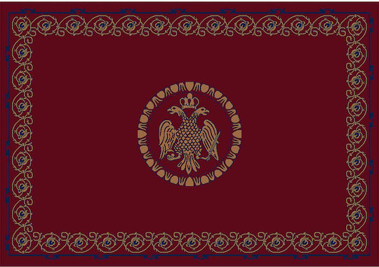Isexan Byzantium Εκκλησιαστικό Χαλί Στρογγυλό Red με Διάμετρο 150εκ. 40-1515-5000
