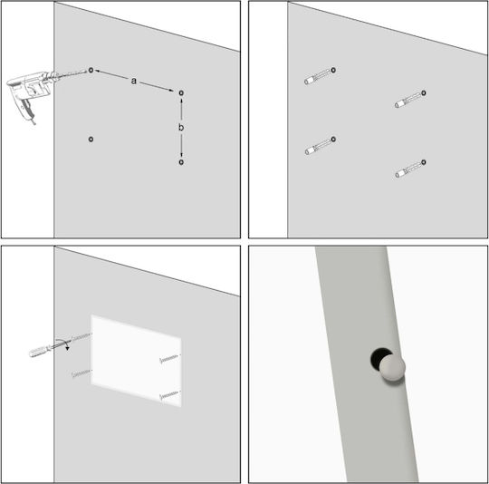 Wiltoc Infrared Heating Panel Wall Ceramic 350W White 62x62cm
