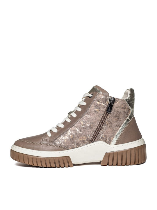 Stiefeletten Damen Beige