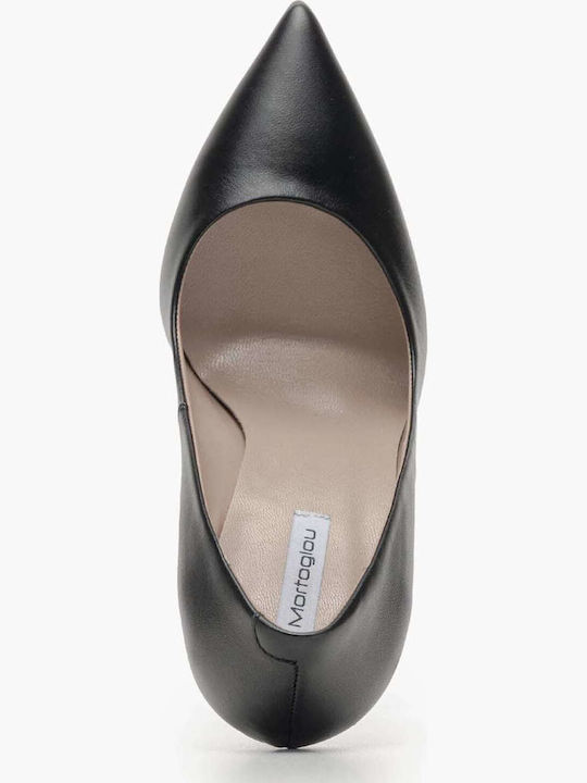 Leather Black Heels