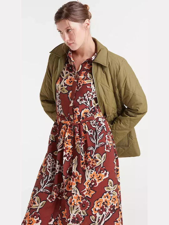 Καλοκαιρινό Midi Σεμιζιέ Φόρεμα Floral