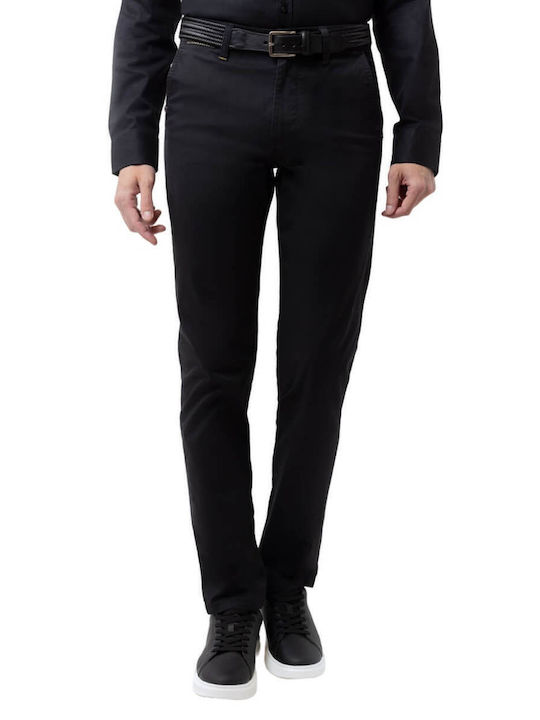 Pantaloni Chino Elastic Negru