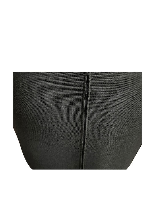 Luzia Dining Room Fabric Chair Grey/walnut 57x60x78cm