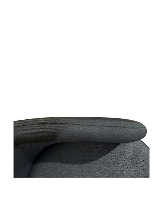 Luzia Dining Room Fabric Chair Grey/walnut 57x60x78cm