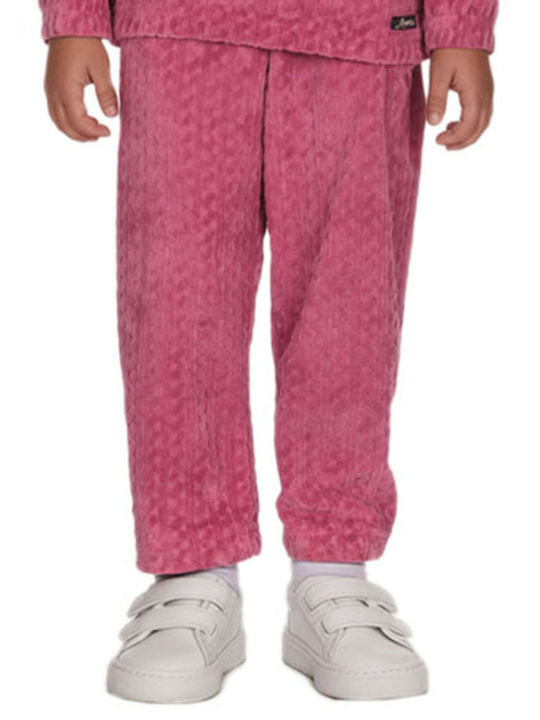 Kinder Trainingsanzüge Mit Bluse Rosa Dunkel 2Stücke Zic-zac