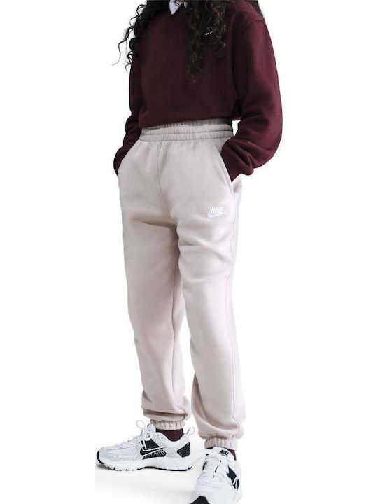 Kids Sweatpants Fuchsia Sportswear Club