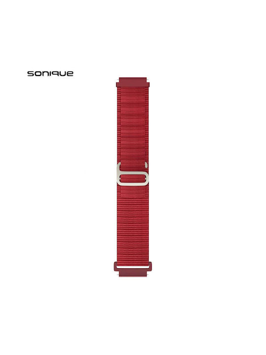 Curea Nylon Alpine Loop Band Sonique 20mm Samsung Huawei Amazfit Xiaomi Honor Roșie Curea Nylon Alpine Loop Band Sonique 20mm Samsung Huawei Amazfit Xiaomi Honor Roșie