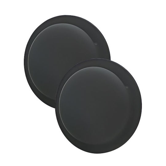 Set 2 Mobile Origin Silicone Mounts Sticker Airtag A2 Black