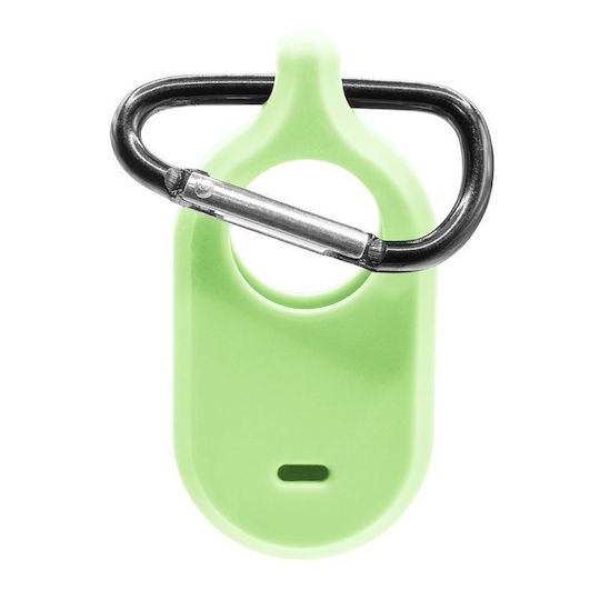 Силиконов Калъф Ключодържател Mobile Origin Съвместим С Samsung Smarttag 2 Фосфорно Зелен